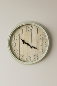 Ceas Perete Rotund Design Lemn - "Adenor"