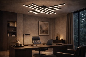 Lustră LED 224W Temperatură Reglabilă 3000–6500K cu Telecomandă - "Renivar"
