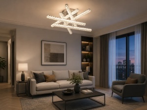 Lustra LED Design Pătrat Modern cu Lumină Reglabilă și Telecomandă - "Kyron" - Img 3