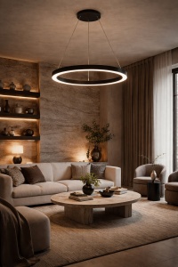 Pendul LED cu Telecomanda Lumina Reglabila 3000K–6500K - "Ephora"