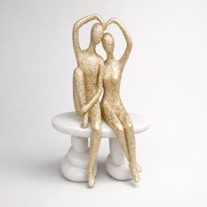 Statueta Abstracta cu Indragostiti - "Lunivar"