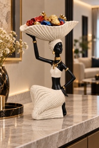 Statuetă Africană cu Suport – "Tameris" - Img 3