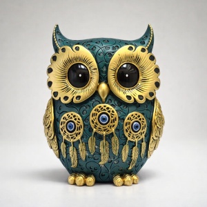 Statueta Bufnita - "Noctyra" - 14cm