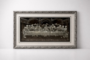 Tablou Cina cea de Taina - "Coena Domini" - Silver