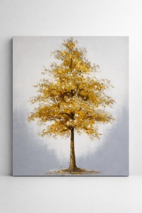 Tablou Reliefat 3D Pictat cu Pomul Vietii 120x80cm - "Ivara"