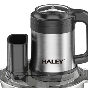 Tocător Electric Multifuncțional HALEY HY-1244 – Putere de 1200W și vas de 3.5L din inox pentru tocare rapidă și versatilă