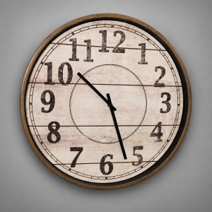 Ceas De Perete Stil Vintage Industrial - "Brevion"