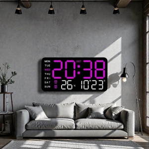 Ceas digital de masa si de perete cu afisaj LED