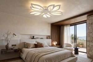 Lustra LED 90W cu Telecomandă Lumină Reglabilă 3000–6500K - "Norelia"