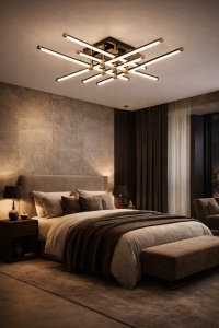 Lustră LED Decorativă Lumină reglabilă 3000K–6500K design modern