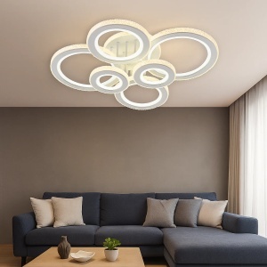Plafoniera LED moderna cu inele circulare