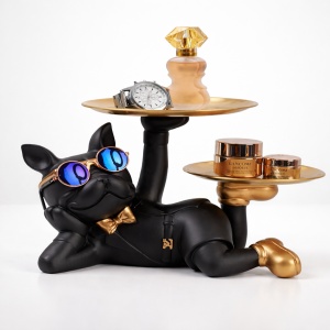 Statueta Caine cu Suport - "Lunaro"