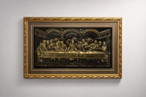 Tablou Cina cea de Taina - "Coena Domini" - Gold