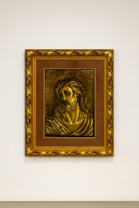 Tablou Iisus Hristos - "Cristo Redentore" - Gold