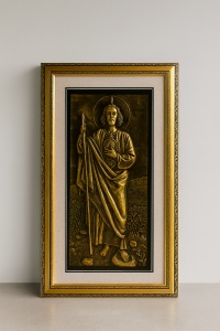 Tablou Iisus Hristos - "Cristo Resucitado" - Gold
