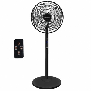 Ventilator cu Picior AT PERFORMANCE® AT-2056, 65W, Telecomandă, 8 Viteze, Oscilație, Display LED, Silentios