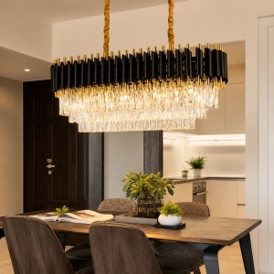 Candelabru Rectangular cu Cristale - "Cavirel"