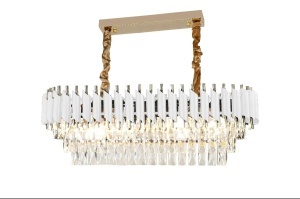Lustra suspendata cu cristale design premium