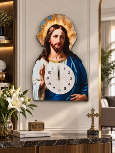 Ceas De Perete Cu Iisus Hristos Silențios – “Pherion” - Img 2