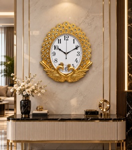 Ceas De Perete Decorativ Cu Lebede – “Orvessa” - Img 2