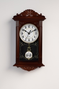 Ceas perete cu pendul - Wooden Antique Elegance