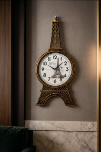 Ceas de perete vintage Turnul Eiffel