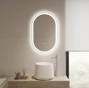 Oglinda LED cu Dezaburire 80x50cm - " Aura"