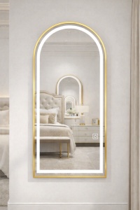 Oglinda LED cu Rama Aluminium 60x170cm - "Reflet Lux"