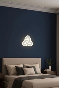 Plafoniera LED 48W Lumină Reglabilă 3000–6500K - "Aureon Loop"
