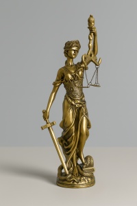 Statuetă Justiția - "Lady Justice" - 39cm