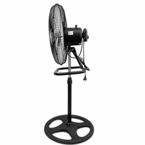 Ventilator 3 în 1 AT PERFORMANCE® AT-2055, 65W, 18 Inch, Podea, Perete și Picior, 3 Viteze, Oscilație, Reglabil pe Înălțime