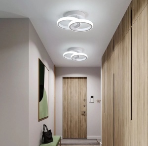 Aplica LED modernă albă 18W, lumină neutră - "Serelion"