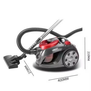 Aspirator portabil HALEY, cu aspirație mare, 4 litri, 3000W, cu saci, Portocaliu/Gri
