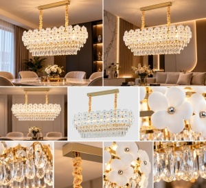 Candelabru Suspendat cu Design Floral și Elemente Decorative – "Tersano" - Img 3