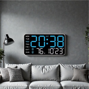 Ceas digital de masa si de perete cu afisaj LED