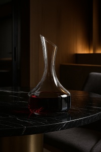Decantor clasic pentru vin, formă ergonomică