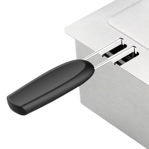 Friteuza Electrica HALEY HY-2504 cu Capacitate de 3L, Termostat Reglabil si Design din Otel Inoxidabil