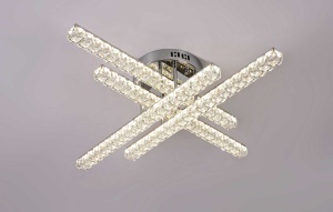 Lustra LED Design Pătrat Modern cu Lumină Reglabilă și Telecomandă - Img 4