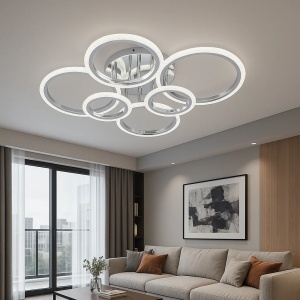 Lustra LED Moderna cu Telecomanda - "Koryn"