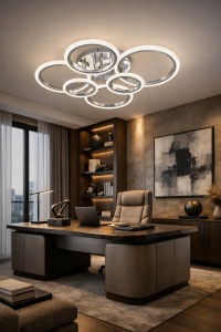 Lustra LED Moderna cu Telecomanda - "Koryn" - Img 3