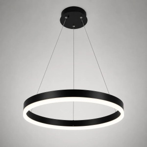 Pendul LED cu Telecomanda 55W Lumina Reglabila 2800K–6500K Design Modern Negru - Img 3