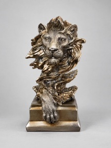 Statuetă Decorativă Leu Cu Design Simbolic - "Zervan"