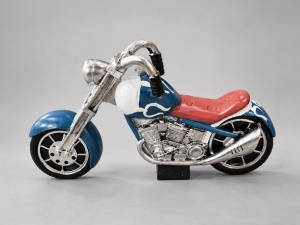 Statuetă Decorativă Motocicletă Design Retro Industrial - "Rocco"