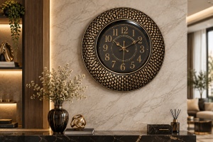 Ceas De Perete Silențios Cu Design Elegant - "Zorvane" - Img 2