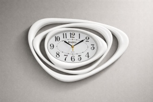 Ceas Perete Silentios Design Abstract - "Velnora"