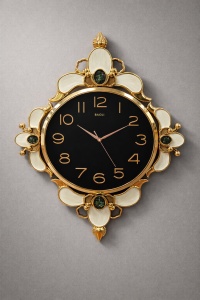 Ceas Perete Silentios Design Floral - "Seravelle"