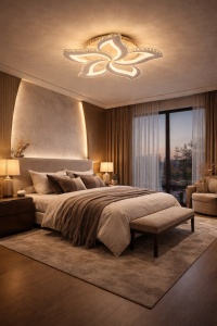 Lustra LED cu Telecomanda Design Elegant - "Nerilo"
