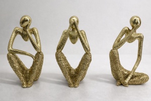 Set Statuete Abstracte – Nu vorbesc, nu aud, nu văd - "Nerava Trio"