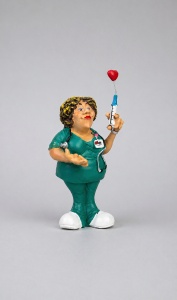 Statuetă Decorativă Haioasa Asistent Medical - Green