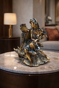 Statueta decorativa cuplu romantic figurina artistica stil clasic decor interior